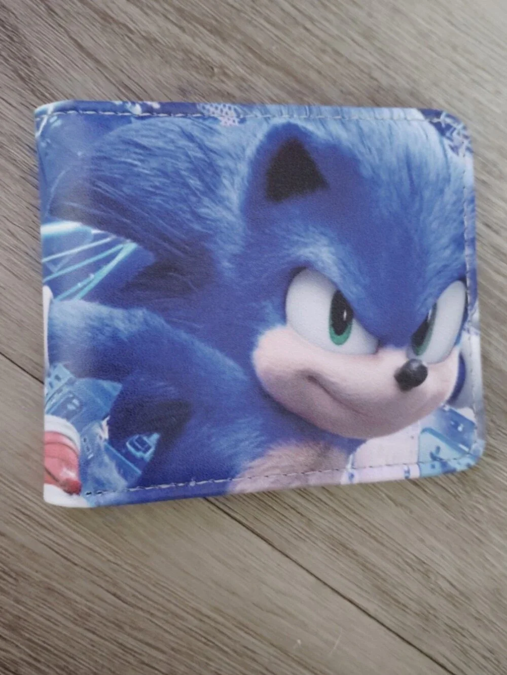 New Sonic the hedgehog anime manga leather wallet